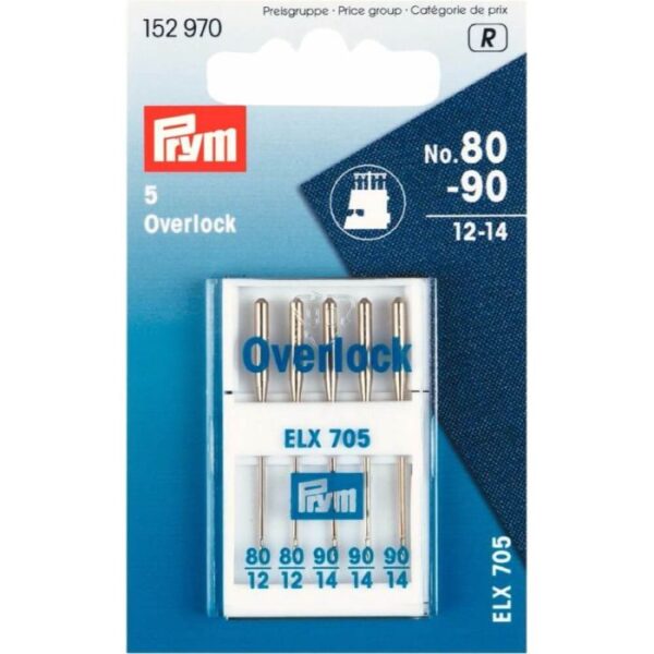 Overlocknaalden voor coverlock en overlock machines Nr. 80-90